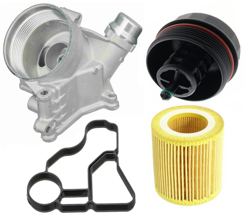 BMW 128i Covertible Oil Filter Housing Assembly W/ OEM Filter By RhineWerks 11428642283