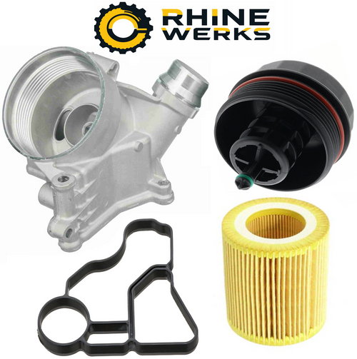 BMW 128i Covertible Oil Filter Housing Assembly W/ OEM Filter By RhineWerks 11428642283